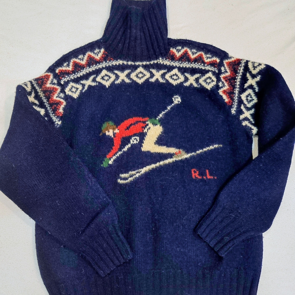 Polo Ralph Lauren Vintage Ski Knit Sweater